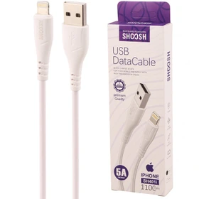 کابل لایتنینگ فست شارژ 5 آمپر شوش SH401i طول 1.1 متر
