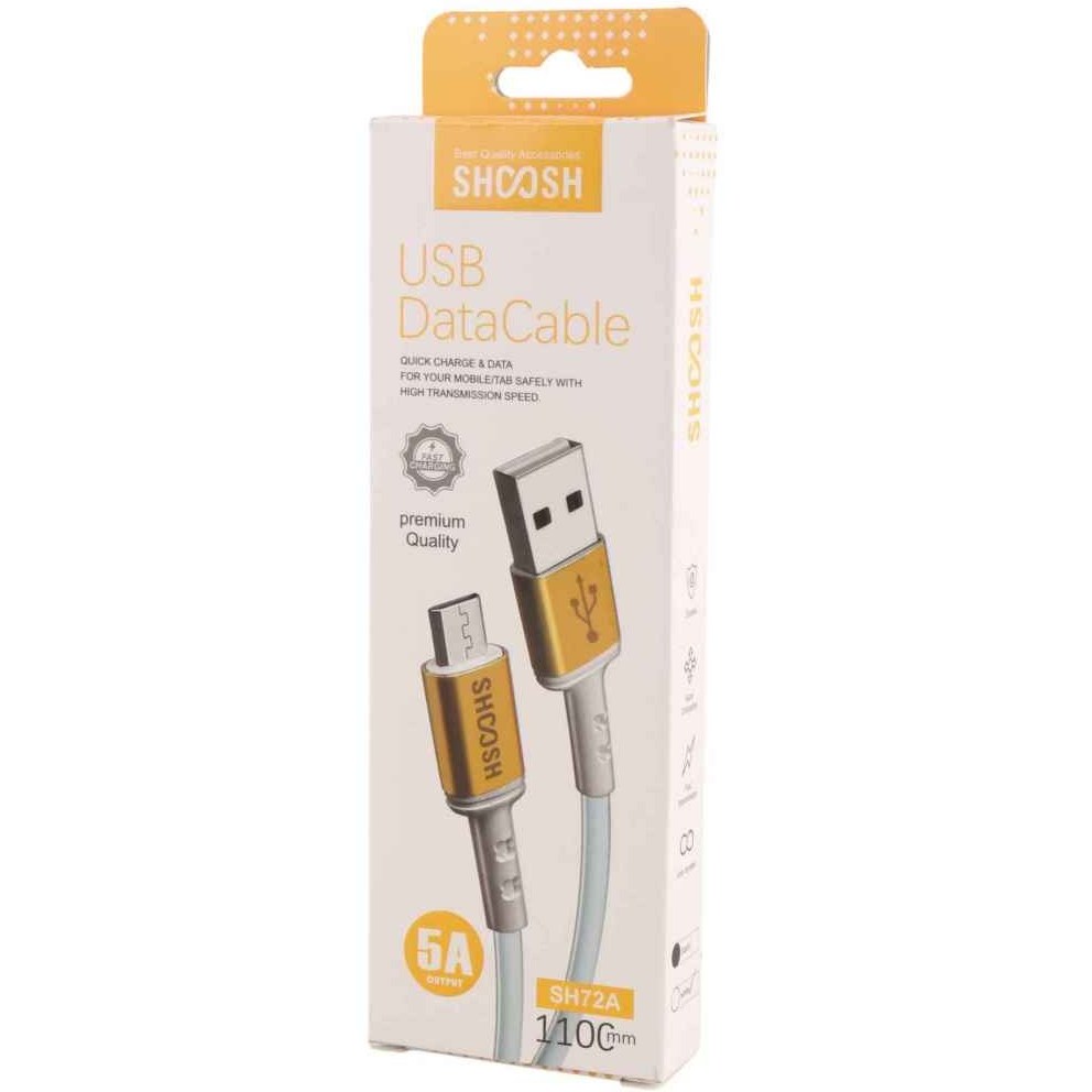 کابل تبدیل USB به microUSB شوش مدل SH72A طول 1 متر